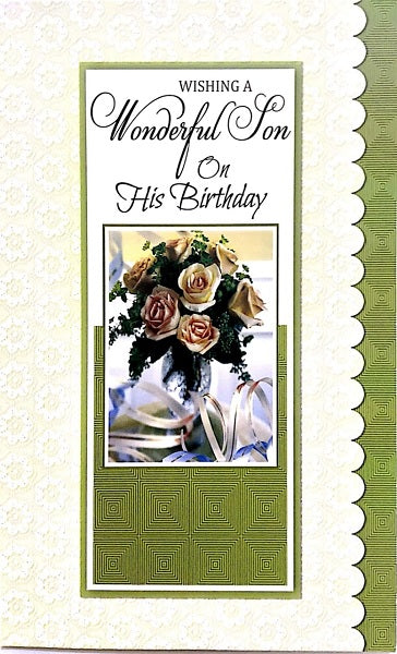 Greeting Card (Happy Birthday Son) D2