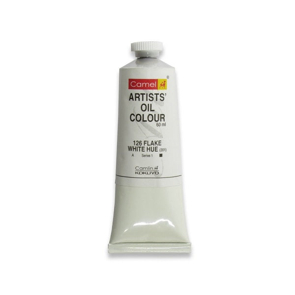Camel Artists' Oil Colour Tube 20ml Flake White Hue 126