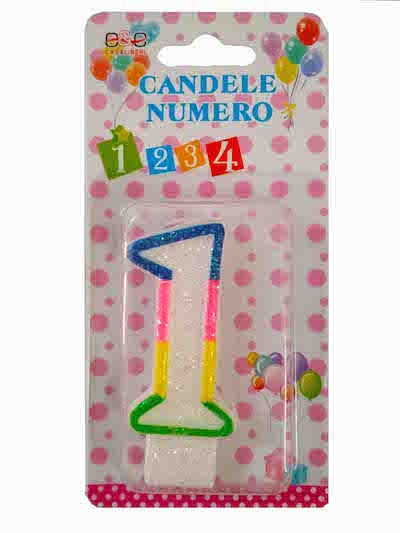 Birthday Number Candle 1