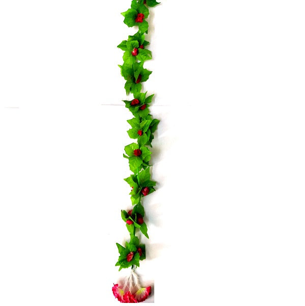 Artificial Garland - Leaf With Flower