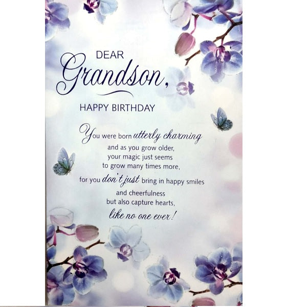 Greeting Card (Happy Birthday Grandson) D1