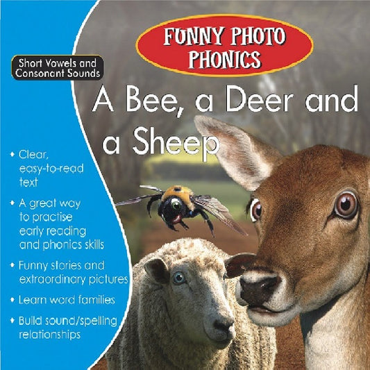 Funny Photo Phonics - A Bee, A Deer And A Sheep
