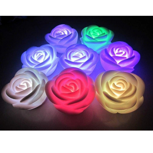 LED Tealight - Rose (Multicolour)