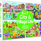 Ratna 4in1 City & Village Life Jigsaw Puzzle (4 x 35 Pieces)