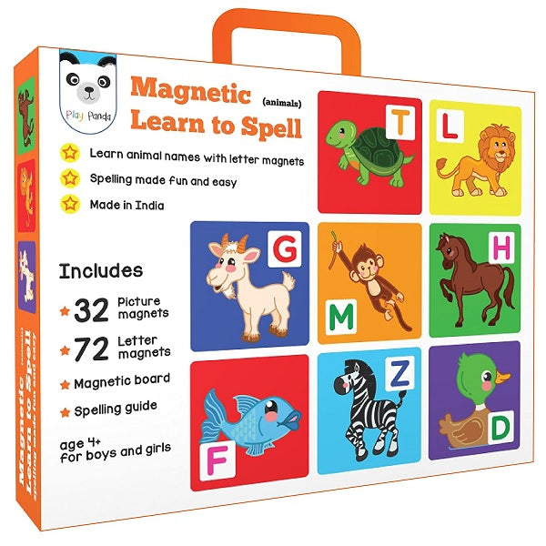 MRP499 Play Panda Magnetic Learn To Spell (Animals)