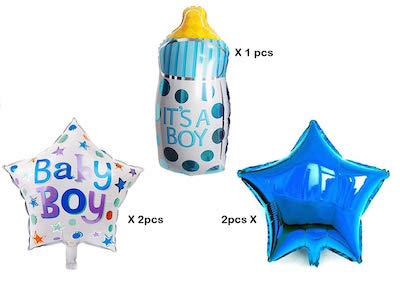 Baby Shower Foil Balloon (Set Of 5)