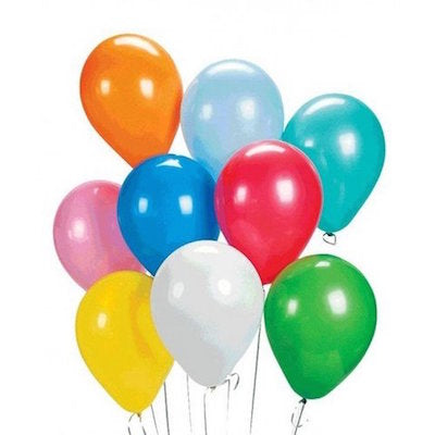 Balloon Plain - Multi Colour