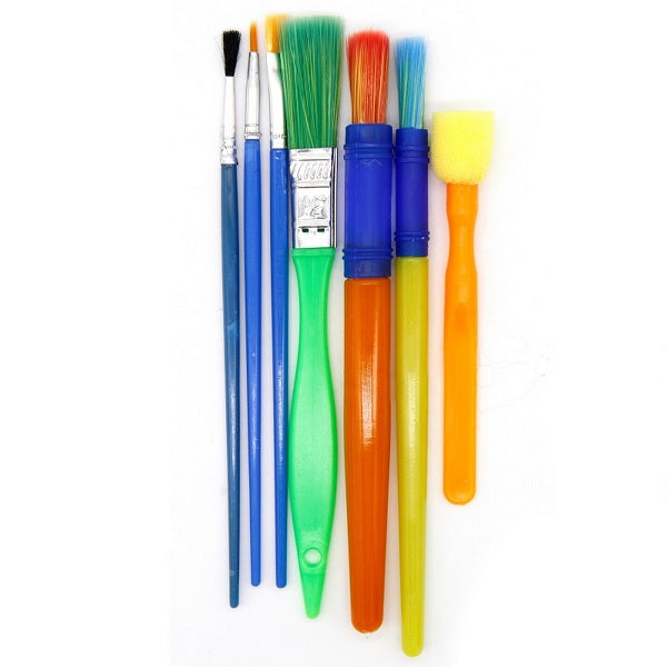 Assorted Paint Brushes (Set of 7)