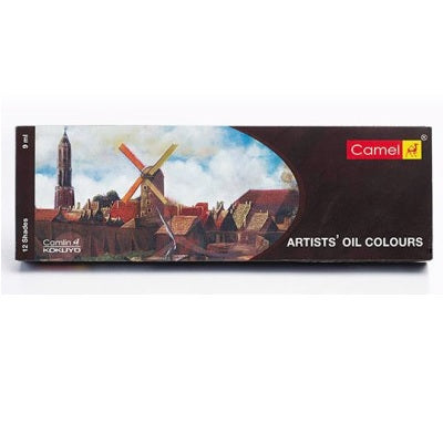 MRP400 Camel Artist Oil Colours Tube (Set of 12 Shades x 9 ml)