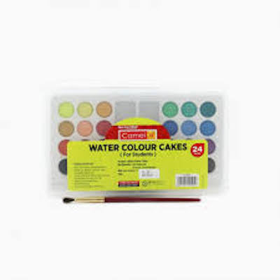 Camel Water Colour Cakes 24 Shades