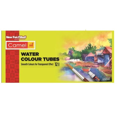 Camel Water Colour Tubes 12 Shades