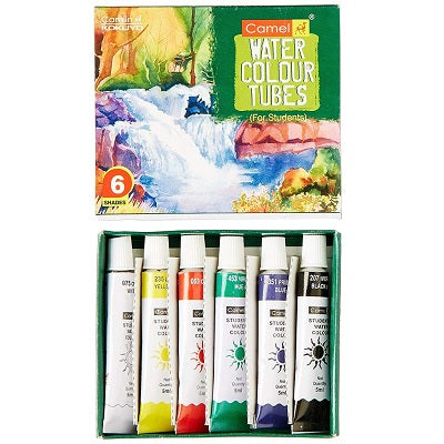 Camel Water Colour Tubes 6 Shades