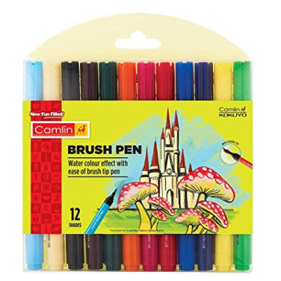 Camlin Brush Pen 12 Shades
