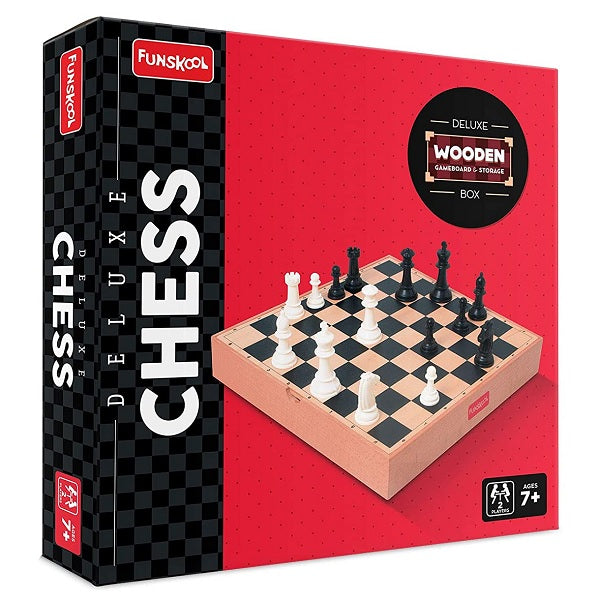 Funskool Wooden Deluxe Chess