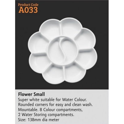 Colour Mixing Plate Small (Flower)