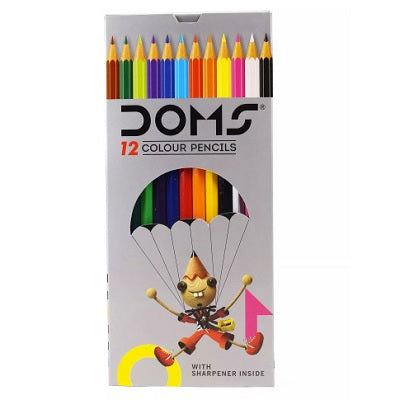MRP60 DOMS 12 Shade Colour Pencils FSC