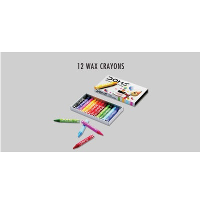 MRP12 DOMS Wax Crayons 12 Shade