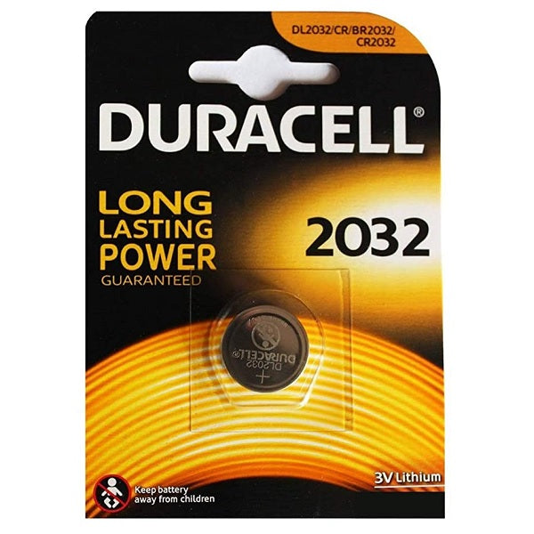 Duracell DL2032 / CR2032 / BR2032 Lithium Coin Battery 3V