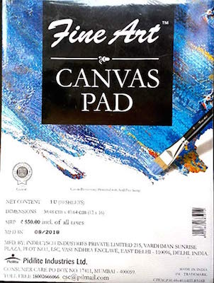 Fine Art Canvas Pad (12*16)
