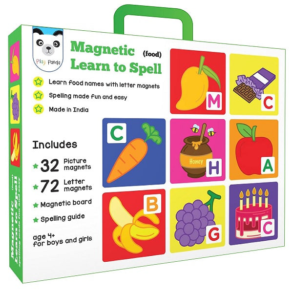 MRP499 Play Panda Magnetic Learn To Spell (Food)
