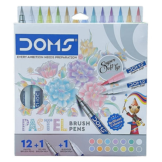DOMS Pastel Brush Pen 14 Shades