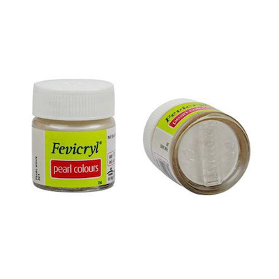 Fevicryl Pearl Colours 10ml - Pearl White 301