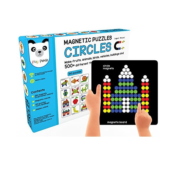 Play Panda Magnetic Puzzles (Circles - S)