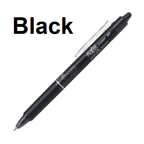 Pilot Frixion Clicker Ball Pen (Black) 9099
