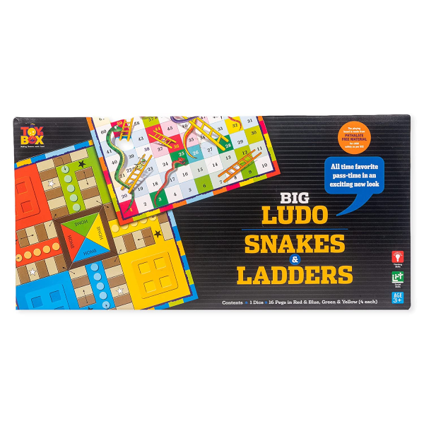Toy Box Big Ludo, Snakes And Ladders