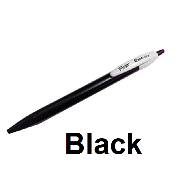 Flair Ezee Click Ball Pen (Black)