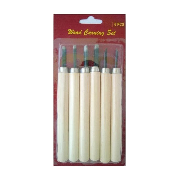 Wood Carving Tools (Set of 6)