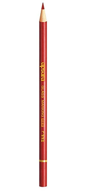 Apsara Glass Marking Pencil - Red