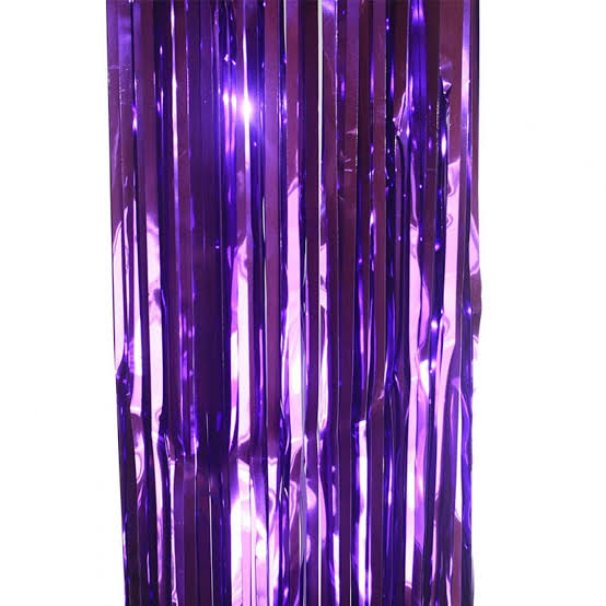 Foil Curtain - Purple