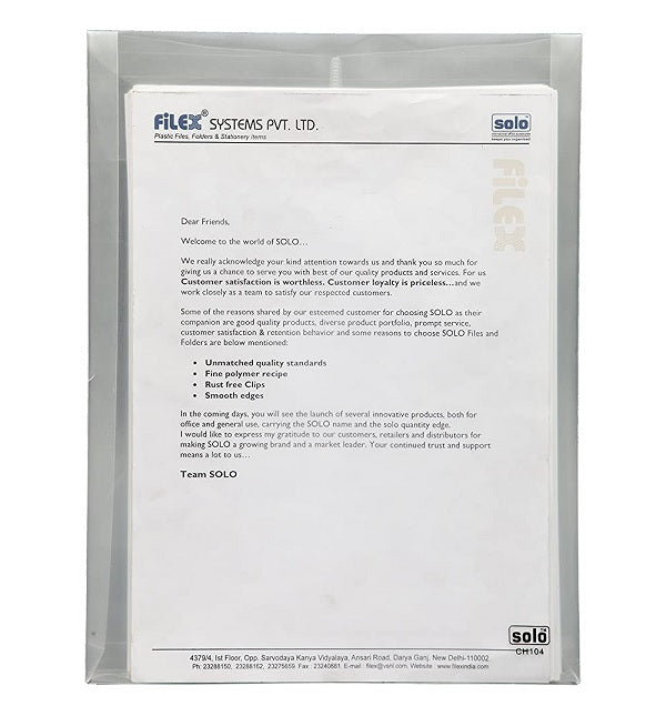 Solo CH 104 /A4 Document Bag (String)
