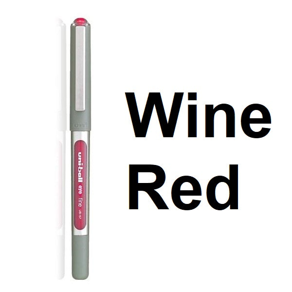 Uniball Eye Gel Pen (Wine Red)